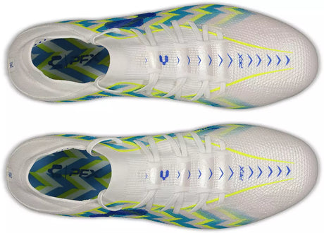 Charly Zinetik 26 PFX Firm Ground Men's Soccer Cleats - White/Blue