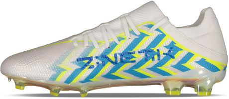 Charly Zinetik 26 PFX Firm Ground Men's Soccer Cleats - White/Blue