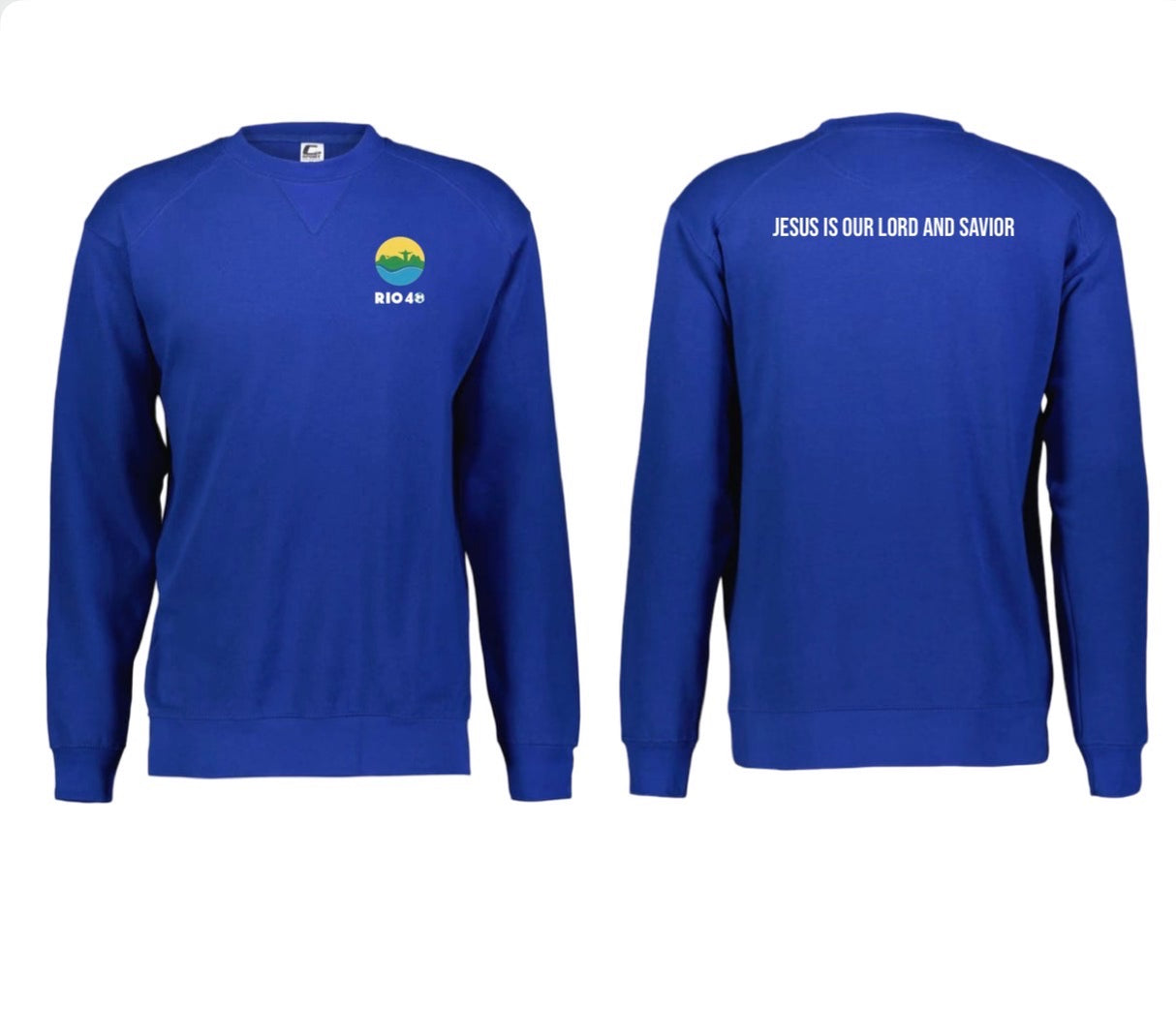 Rio 40 Youth Crewneck Sweatshirt - Royal