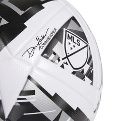 adidas MLS League NFHS Ball White/Black/Silver Metallic