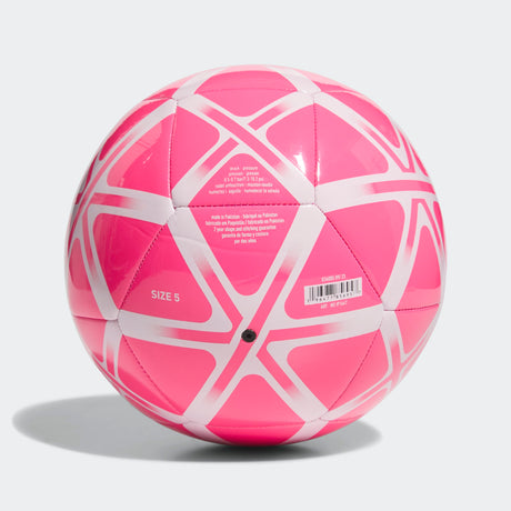 adidas Starlancer Club Soccer Ball - Solar Pink/White