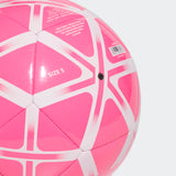 adidas Starlancer Club Soccer Ball - Solar Pink/White