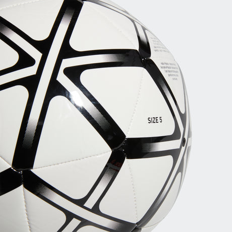 adidas Starlancer Club Soccer Ball - White/Black