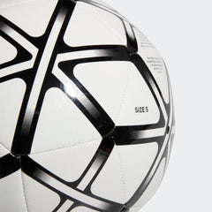 adidas Starlancer Club Soccer Ball - White/Black