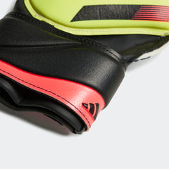 adidas Kid's Predator Match Fingersave Goalkeeper Gloves Solar Yellow/Black/Solar Red