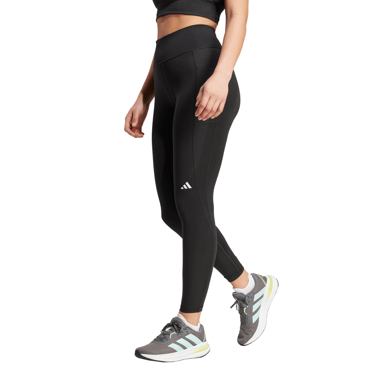 adidas Own the Run 7/8 Soccer Leggings - Black