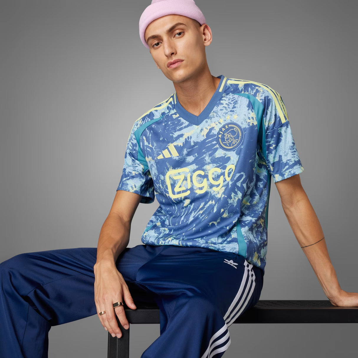adidas Ajax Amsterdam Away Jersey 24/25 - Crew Blue