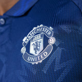 adidas Manchester United Away Authentic Men´s Soccer Jersey 24/25 - Night Indigo/White