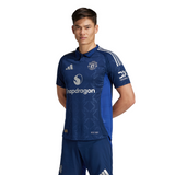 adidas Manchester United Away Authentic Men´s Soccer Jersey 24/25 - Night Indigo/White