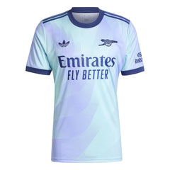 adidas Men's Arsenal Third Jersey 24/25 Aqua/Purple