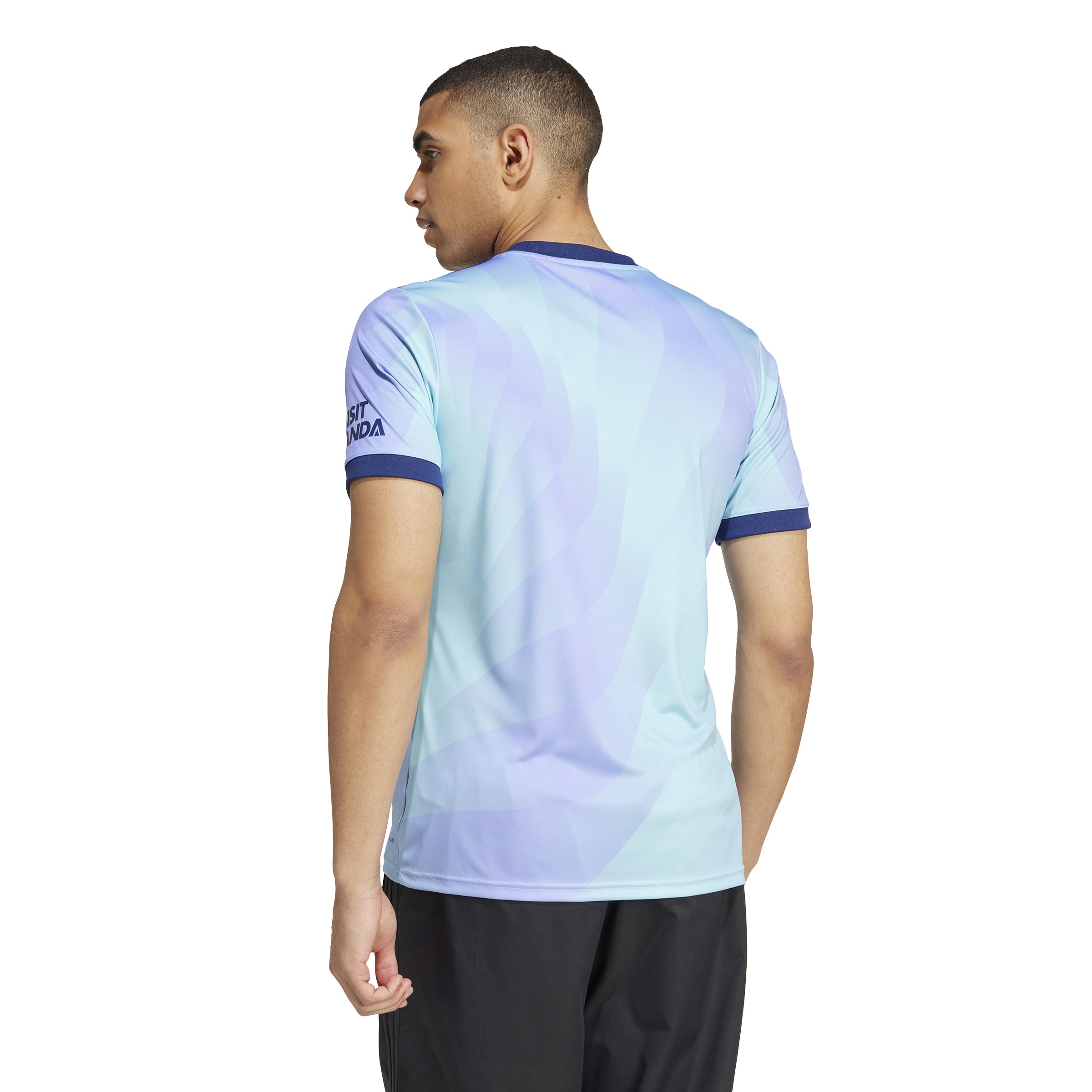 adidas Men's Arsenal Third Jersey 24/25 Aqua/Purple