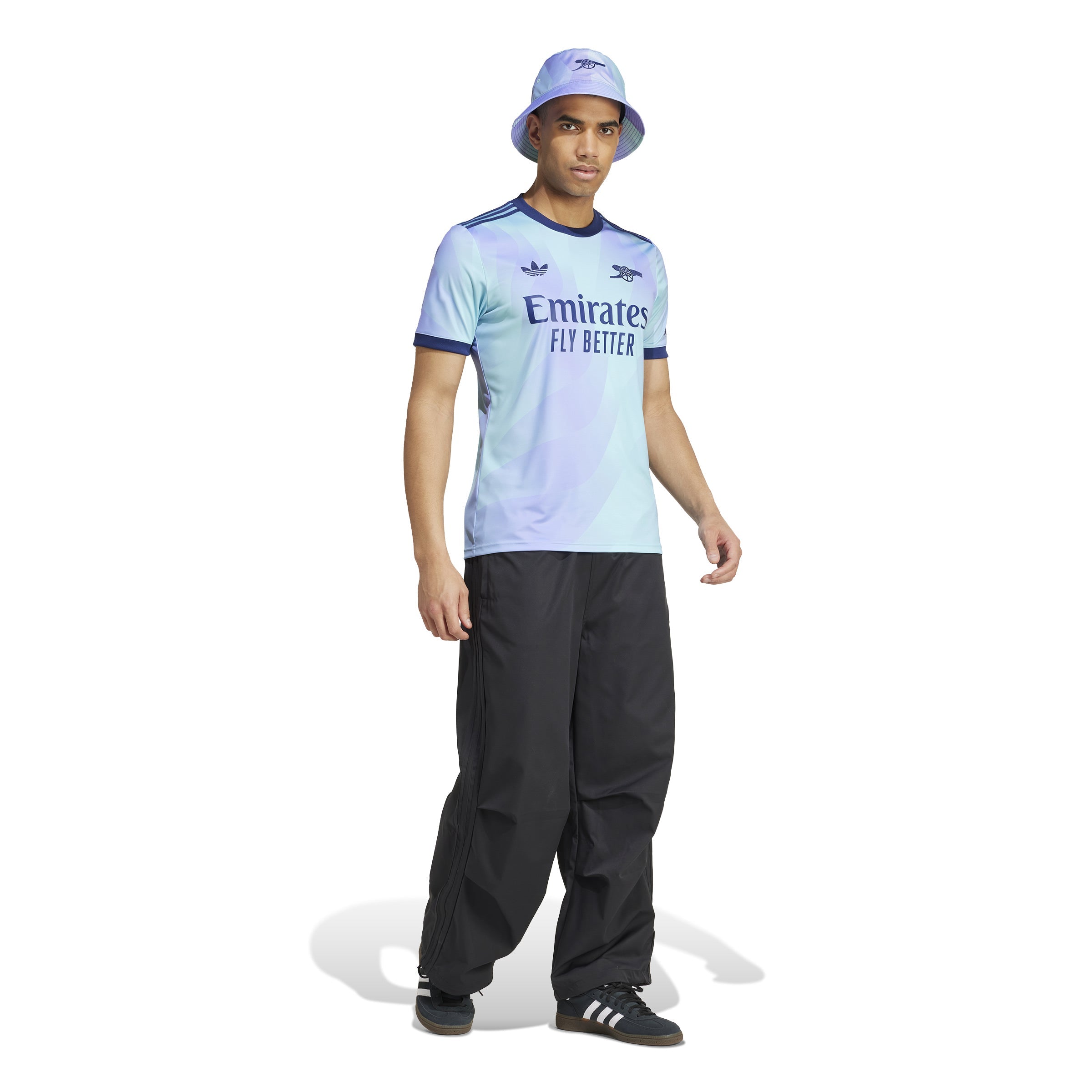 adidas Men's Arsenal Third Jersey 24/25 Aqua/Purple