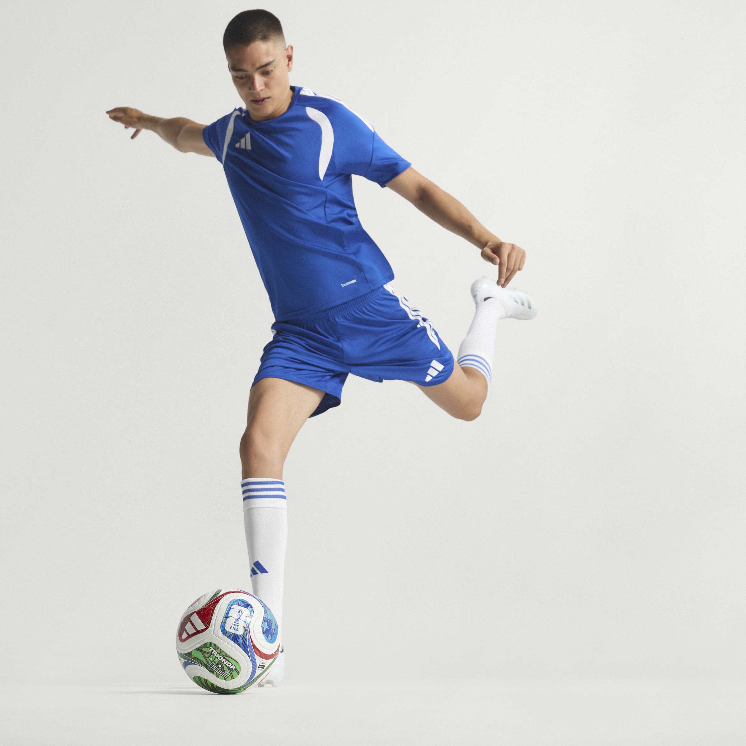 adidas FIFA World Cup 26™ Trionda Pro Soccer Ball- White/Blue/Red
