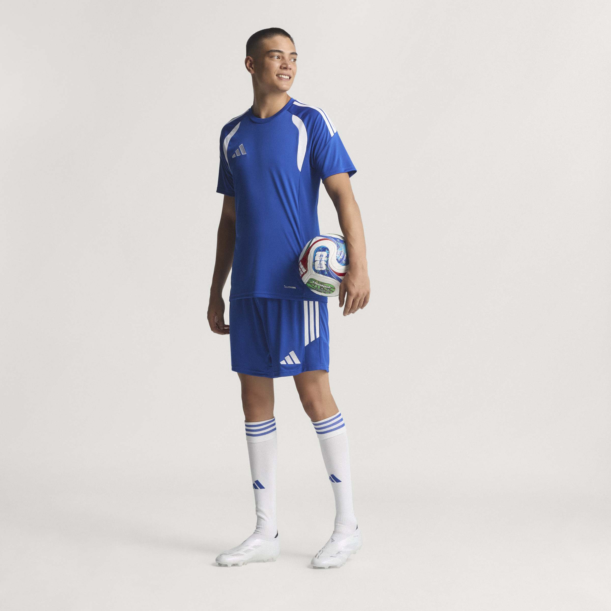 adidas FIFA World Cup 26™ Trionda Pro Soccer Ball- White/Blue/Red