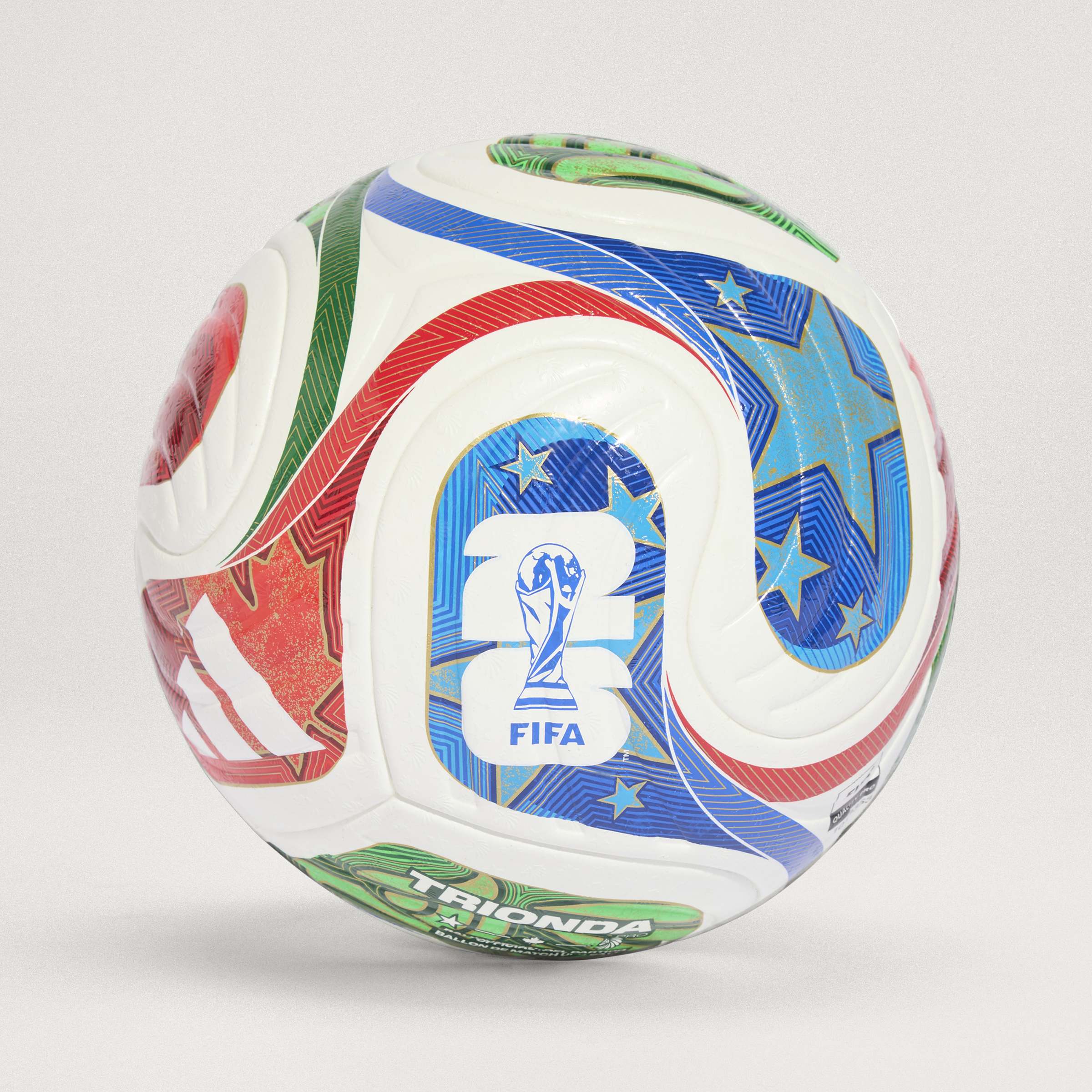 adidas FIFA World Cup 26™ Trionda Pro Soccer Ball- White/Blue/Red