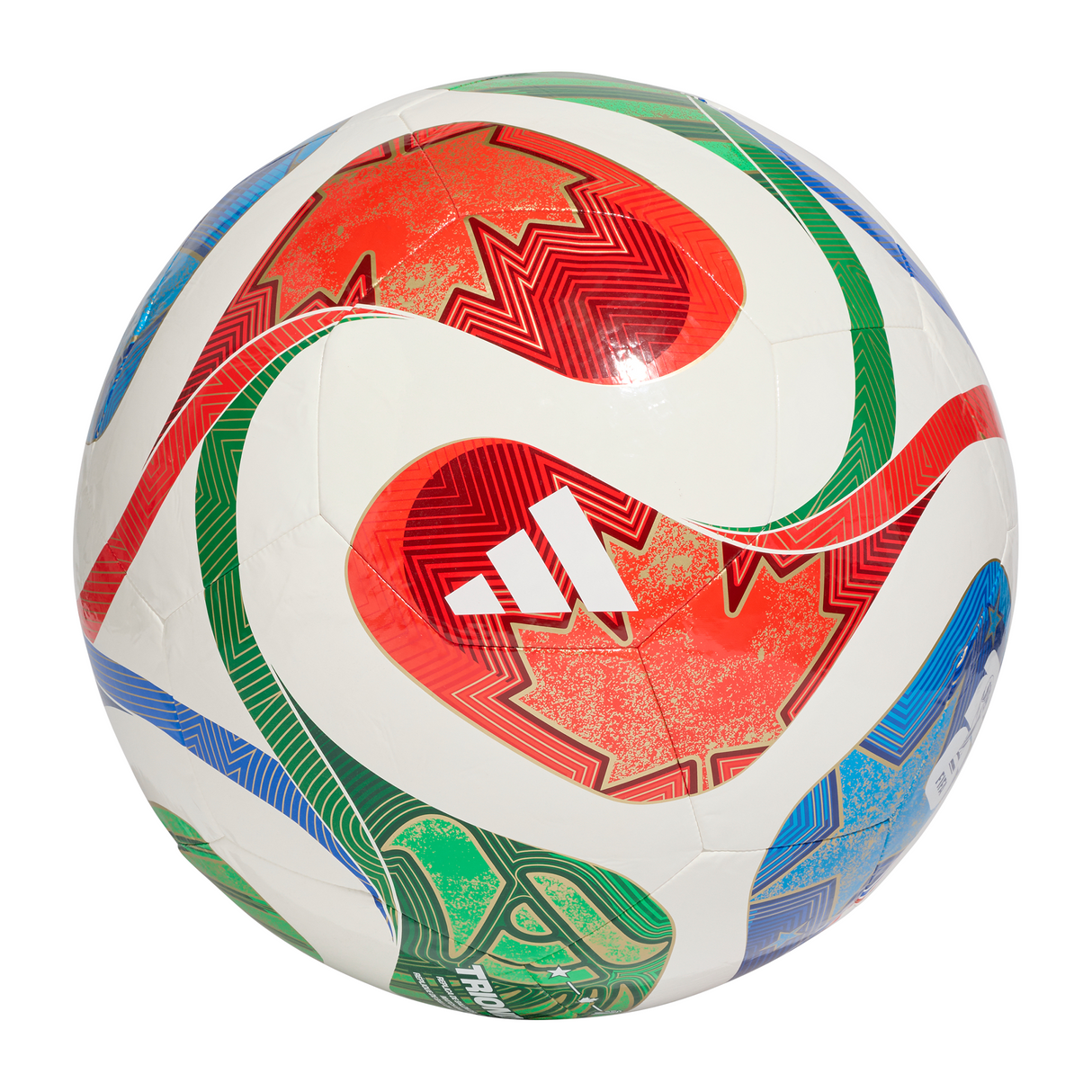 adidas World Cup 26 Trionda Jumbo Soccer Ball - White/Blue/Red