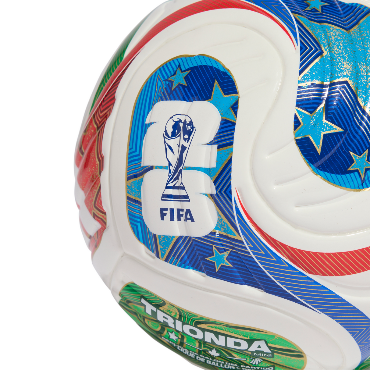 adidas FIFA World Cup 26™ Trionda Mini Soccer Ball - White/Blue/Red