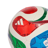 adidas World Cup 26 Trionda Training Sala Soccer Ball - White/Blue/Red