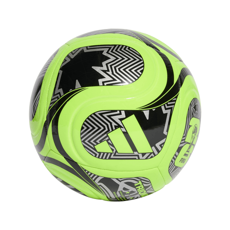 adidas World Cup 26 Trionda Club Soccer Ball - Lemon/Black/Silver
