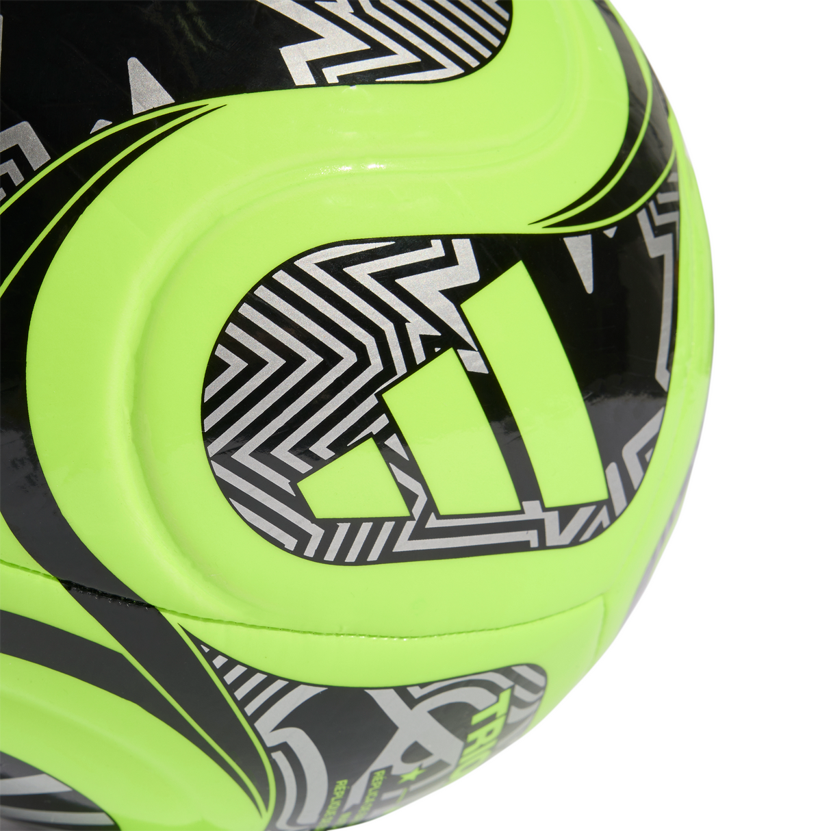 adidas World Cup 26 Trionda Club Soccer Ball - Lemon/Black/Silver