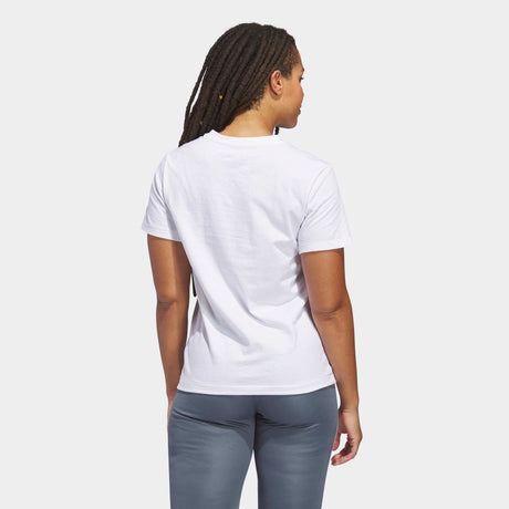 Camiseta adidas Triangle Palms para Mujer - Blanco