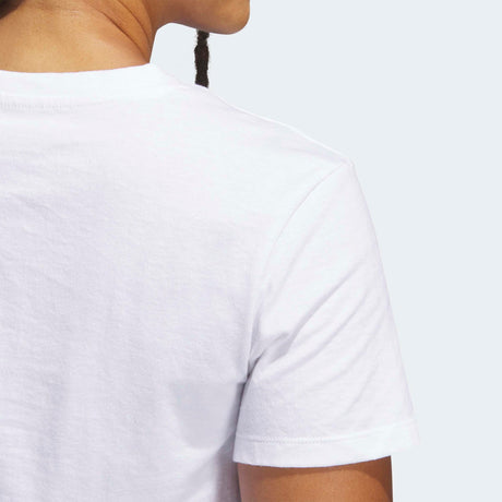 Camiseta adidas Triangle Palms para Mujer - Blanco