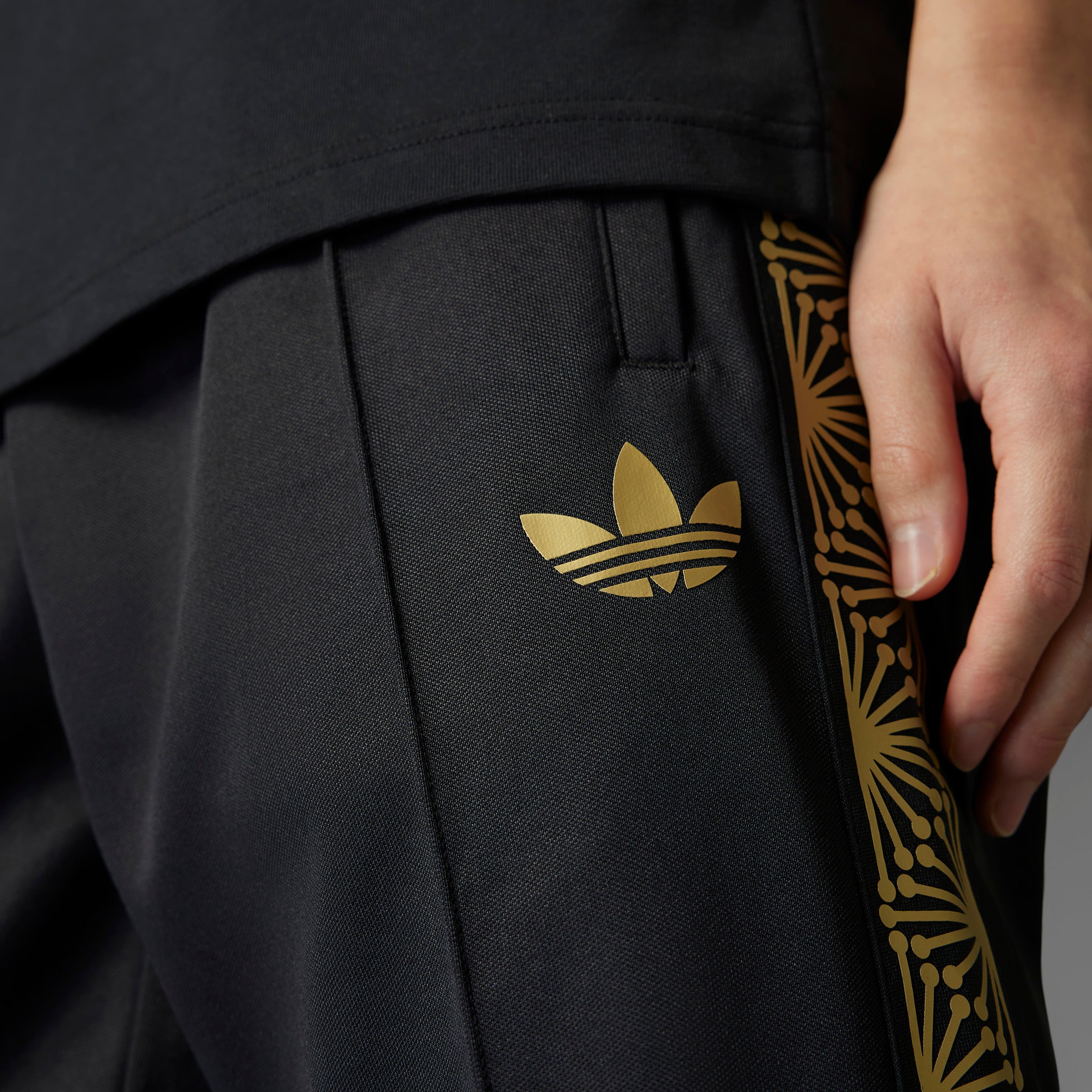 adidas Mexico Gold Track Pants Black