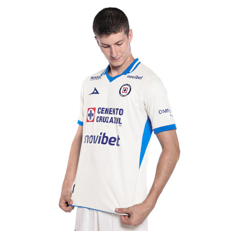 Pirma Cruz Azul Away Men's Soccer Jersey 26/27 - Grey/Navy Blue