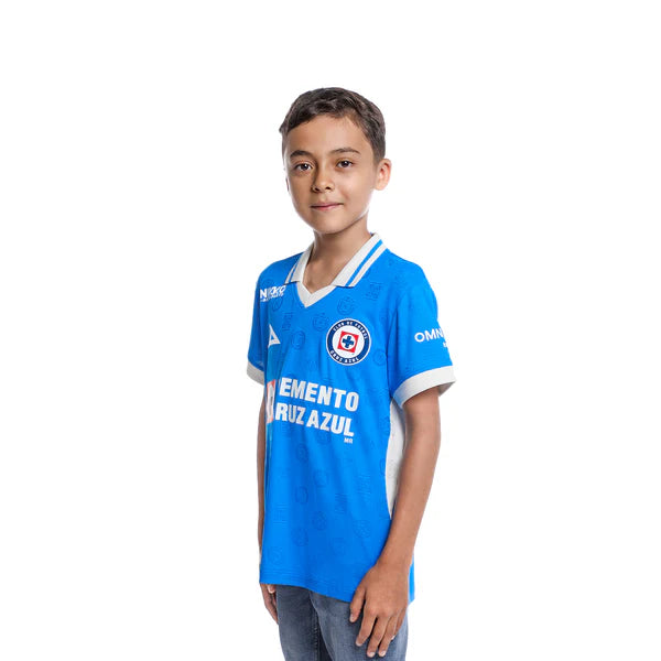 Pirma Cruz Azul Home Youth Soccer Jersey 26/27 - Royal Blue