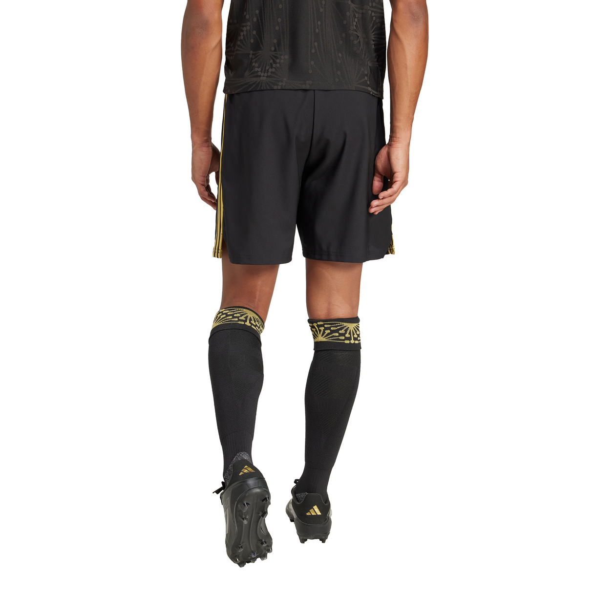 adidas Mexico 25 Gold Men's Soccer Shorts - Black