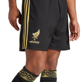 adidas Mexico 25 Gold Men's Soccer Shorts - Black