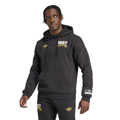 Sudadera con capucha adidas Juventus VRCT negra y dorada