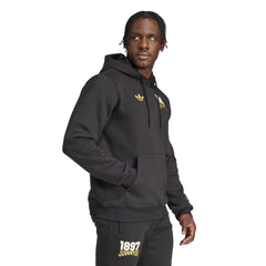 Sudadera con capucha adidas Juventus VRCT negra y dorada