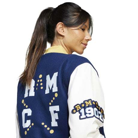 adidas Real Madrid Varsity Jacket - Team Blue
