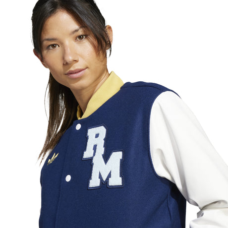 adidas Real Madrid Varsity Jacket - Team Blue