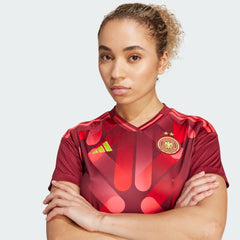 adidas Women's Germany (Women's Team) Away Jersey 25 Burgundy