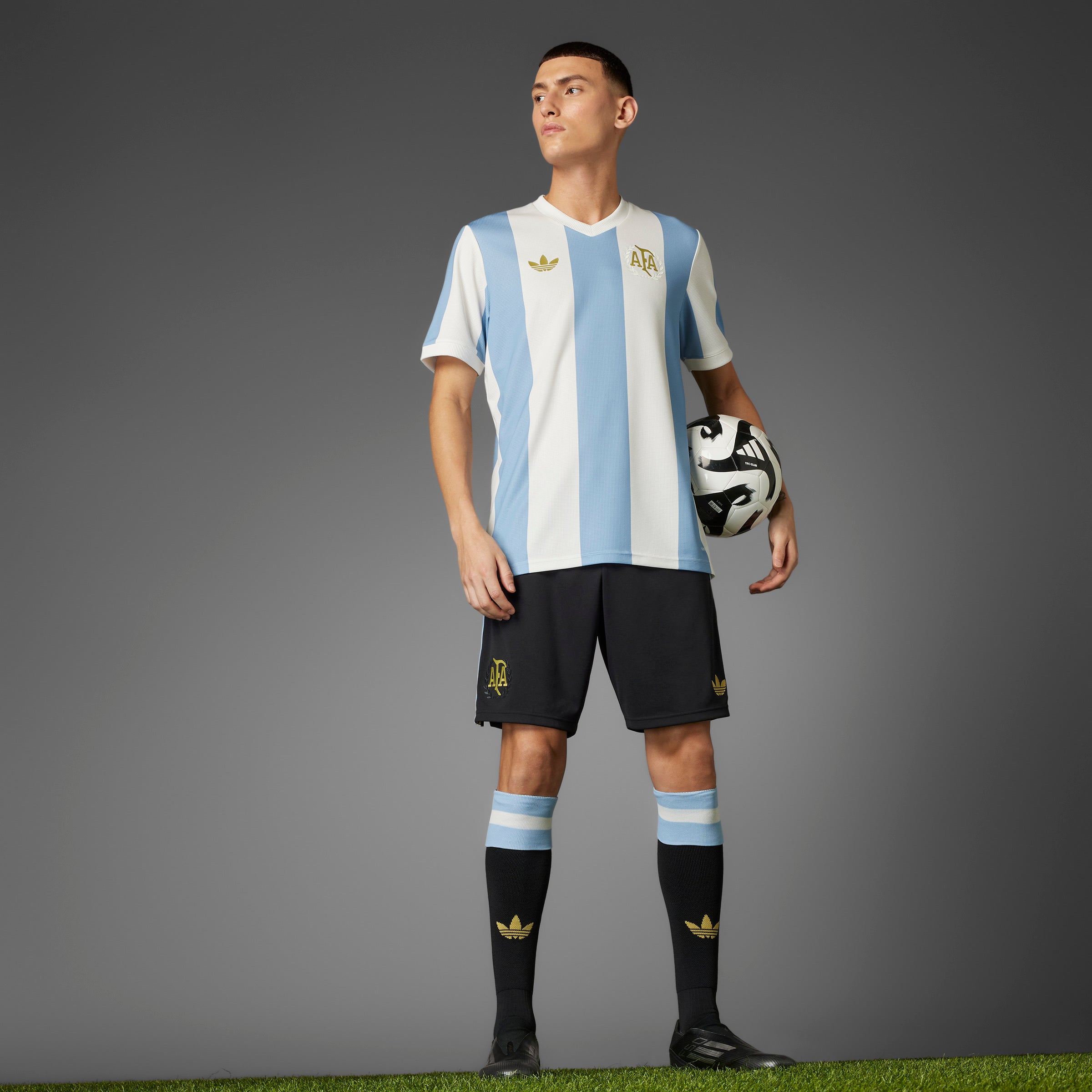 Camiseta adidas Argentina Aniversario 24/25 Celeste/Blanco