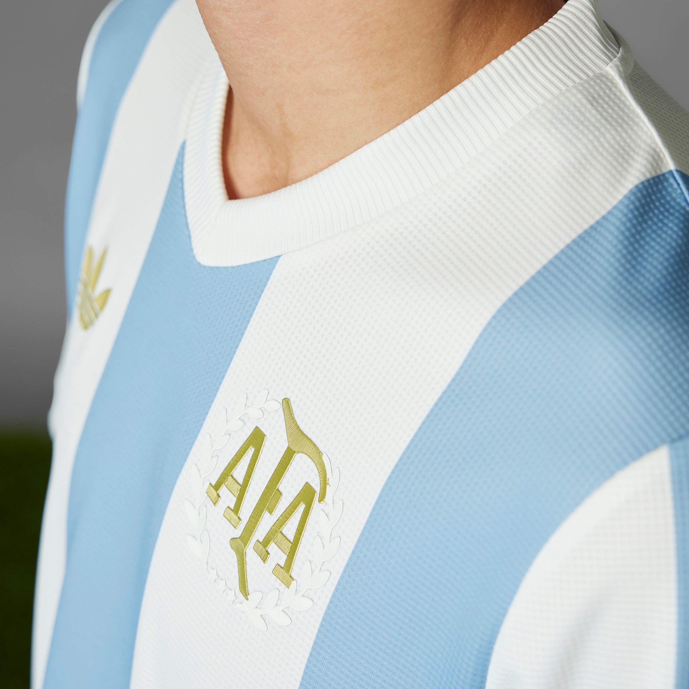 Camiseta adidas Argentina Aniversario 24/25 Celeste/Blanco