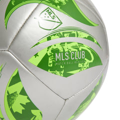 adidas MLS 25 Club Ball Silver/Green