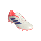 Tacos de fútbol adidas Copa Pure III League FG/MG para hombre - Blanco/Azul/Naranja