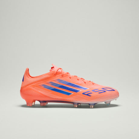 Botas de fútbol adidas F50 Elite FG para hombre - Naranja/Azul/Blanco