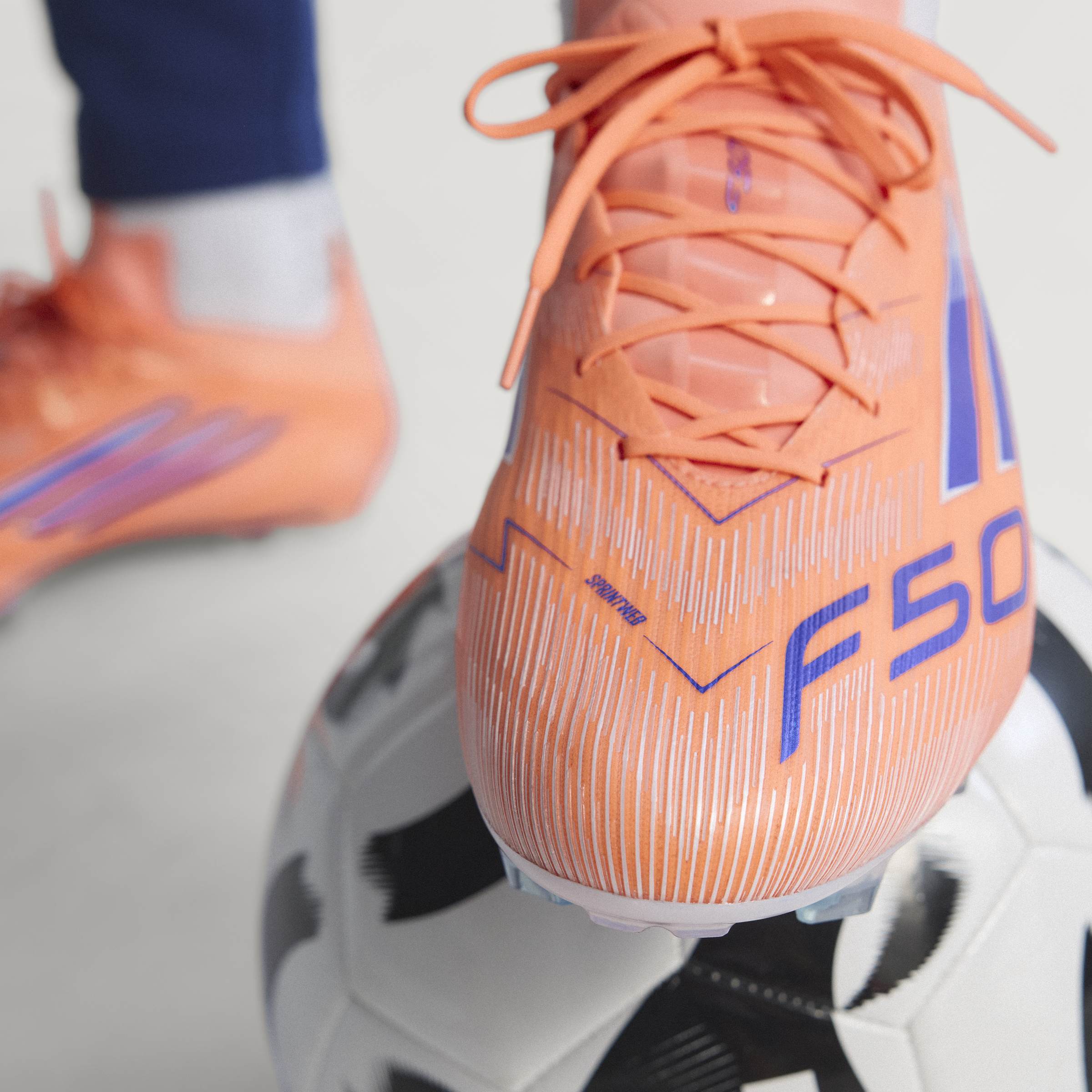 adidas F50 Elite FG Men's Soccer Cleats - Orange/Blue/White