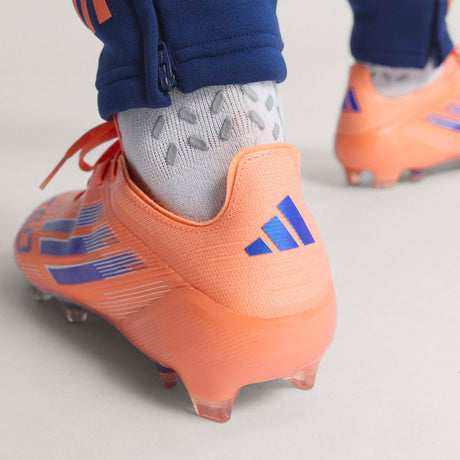 Botas de fútbol adidas F50 Elite FG para hombre - Naranja/Azul/Blanco