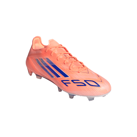 Botas de fútbol adidas F50 Elite FG para hombre - Naranja/Azul/Blanco
