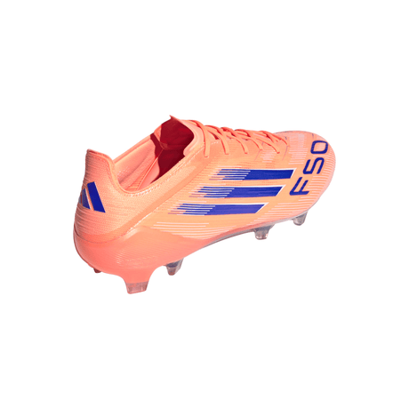 Botas de fútbol adidas F50 Elite FG para hombre - Naranja/Azul/Blanco