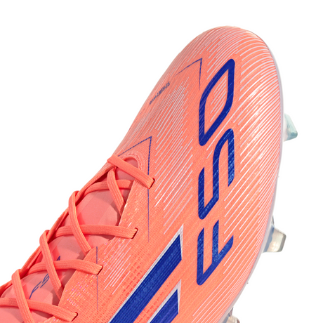 Botas de fútbol adidas F50 Elite FG para hombre - Naranja/Azul/Blanco