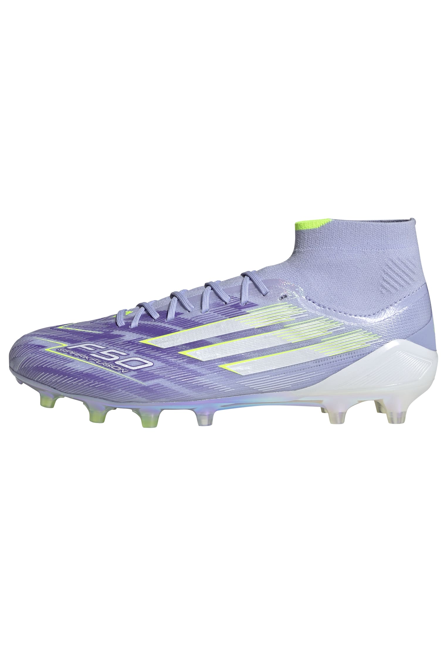 adidas F50 Sparkfusion Elite Mid Firm Ground/Artificial Women's Soccer Cleats- Vioton/Lemon