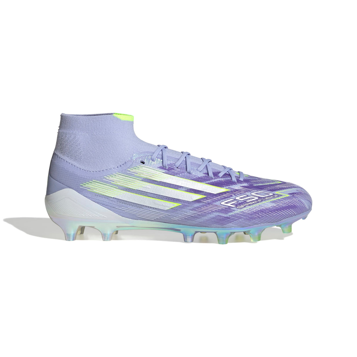 adidas F50 Sparkfusion Elite Mid Firm Ground/Artificial Women's Soccer Cleats- Vioton/Lemon