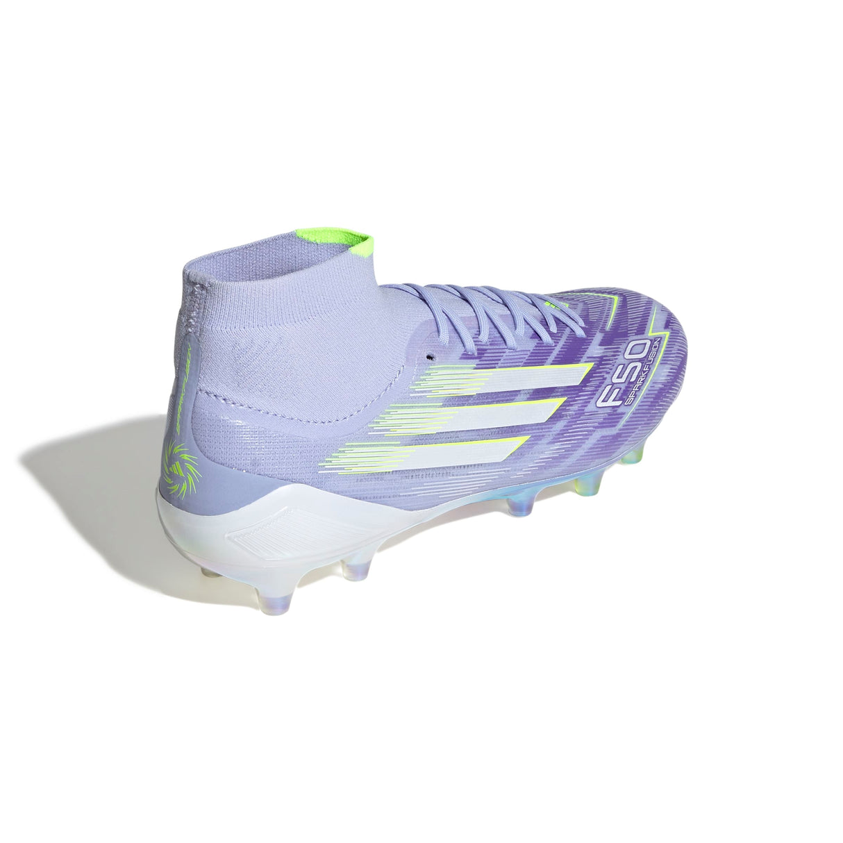 adidas F50 Sparkfusion Elite Mid Firm Ground/Artificial Women's Soccer Cleats- Vioton/Lemon