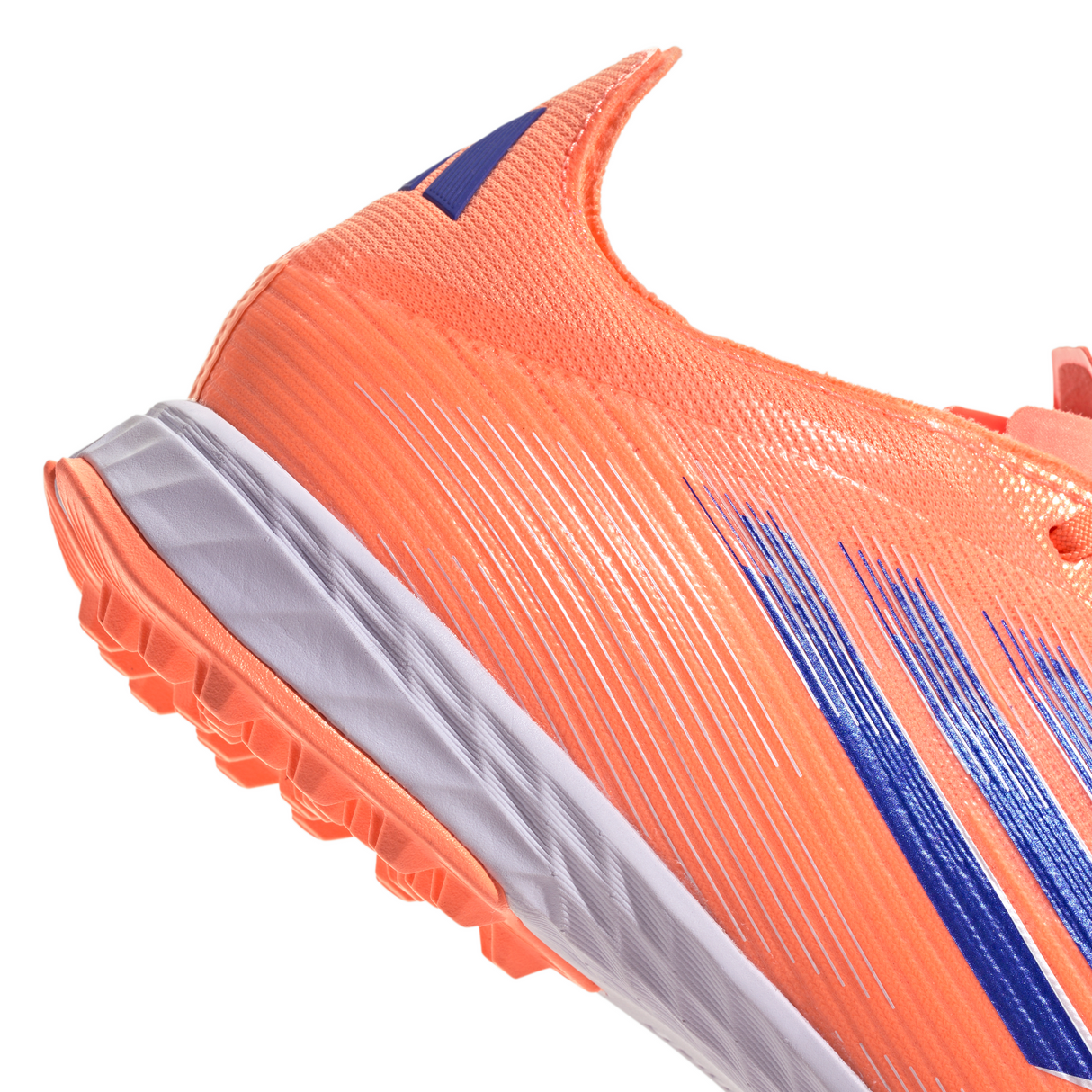 Botines de fútbol adidas F50 Pro TF para hombre - Naranja/Azul/Blanco